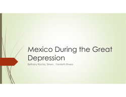 Mexico During the Great Depression