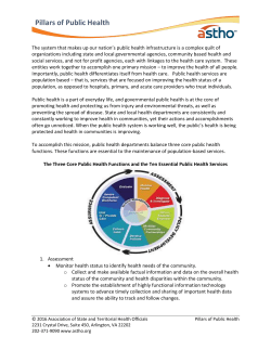 Pillars of Public Health