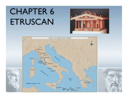 CHAPTER 6 ETRUSCAN