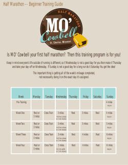 Beginner - MO` Cowbell Marathon