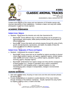 classic animal tracks - Captioned Media Program