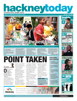 Hackney Today issue 187 - 7 July 2008