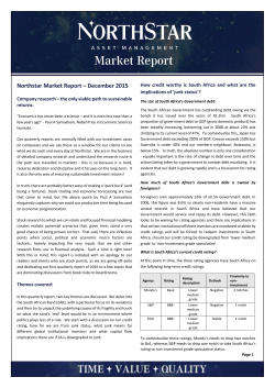 2015 Quarter 4 588 KB - Northstar Asset Management