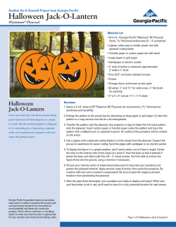 Jack-O-Lantern - Georgia-Pacific Building Products