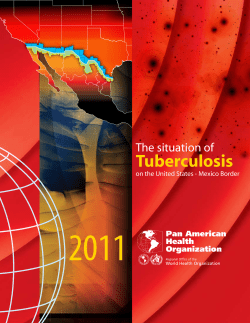 the situation of tuberculosis on the united states