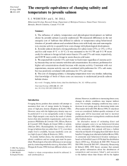 Functional Ecology 20