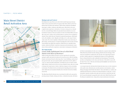 Main Street District Retail Activation Area