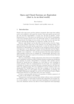 Open and Closed Systems are Equivalent