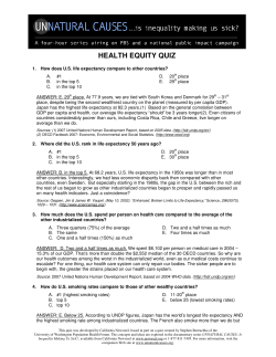 Health Equity Quiz