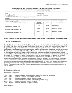 - Department of Kinesiology and Health