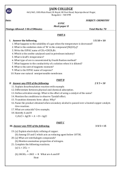 chemistry paper ii