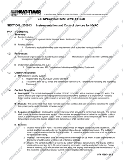 HWE-SS CSI Specs - Heat