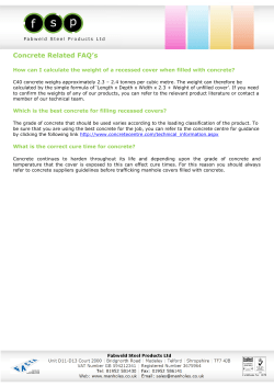 FAQ Concrete