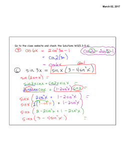 Go to the class website and check the Solutions WS(5.3