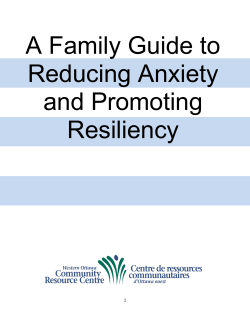 Family Guide to Reducing Anxiety