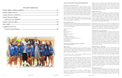 STuDENT SErVICES Student rights and