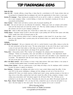 Top Fundraising Ideas