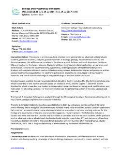 Course Profile - Distance and Online Education
