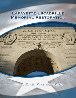 LAFAyETTE ESCADRILLE MEMORIAL
