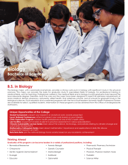 Biology - Nova Southeastern University