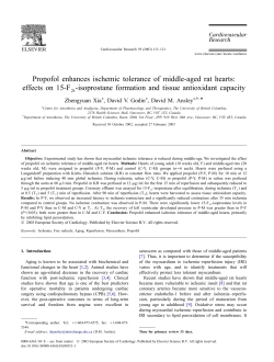 P ropofol enhances ischemic tolerance of middle