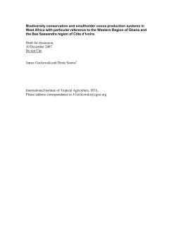 odi presentation write up - Overseas Development Institute