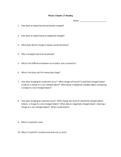 Physics Chapter 17 Reading Name: 1. How does an object become