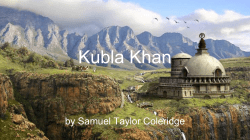Kubla Khan - WordPress.com