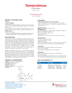 TDS Temsirolimus : 10 mg