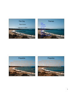 The Cay Themes Prejudice Prejudice