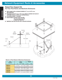 Raised Floor Support Kit