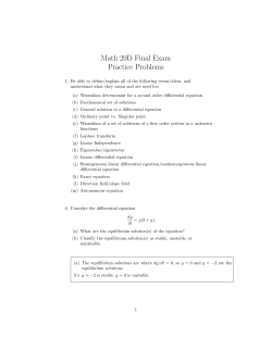 Math 20D Final Exam Practice Problems