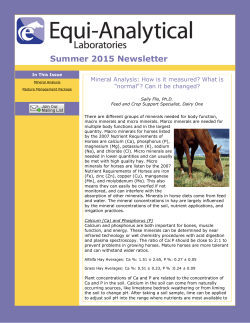 Summer 2015 Newsletter - Equi