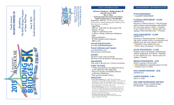 Fourth Annual BUILDIng BRID geS 5K Benefitting The Griffin