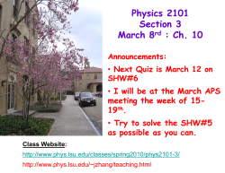 Lectre17 - LSU Physics