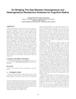 On bridging the gap between homogeneous and heterogeneous