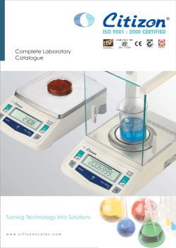 Complete Laboratory Catalogue Turning