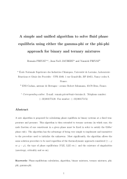 A simple and unified algorithm to solve fluid phase equilibria using