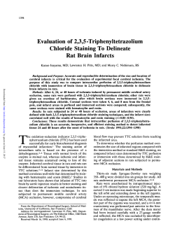 Evaluation of 2,3,5 -Triphenyltetrazolium Chloride Staining