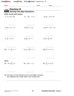 Practice B 11-1 - Kyrene School District