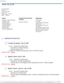 July 26, 1999 - City of Surrey