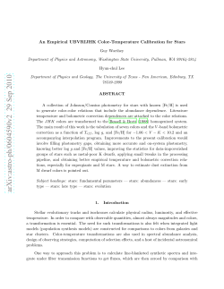 An Empirical UBVRIJHK Color-Temperature Calibration for Stars