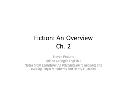 Fiction - Prof. Steven Federle