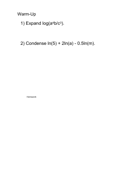 1) Expand log(a4b/c3).