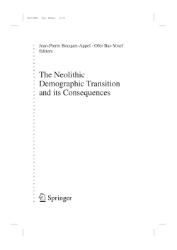 The Neolithic Demographic Transition and its