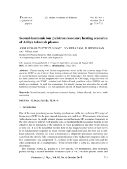 Second-harmonic ion cyclotron resonance heating scenarios of