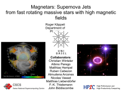 Magnetars: Supernova Jets from fast rotating massive stars with high