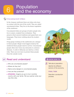 Population and the economy