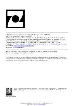 Of Codes and Coda: Meaning in Telegraph Messages