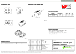 STAR-BUENO Snap Ferrite with optical closing control mechanism